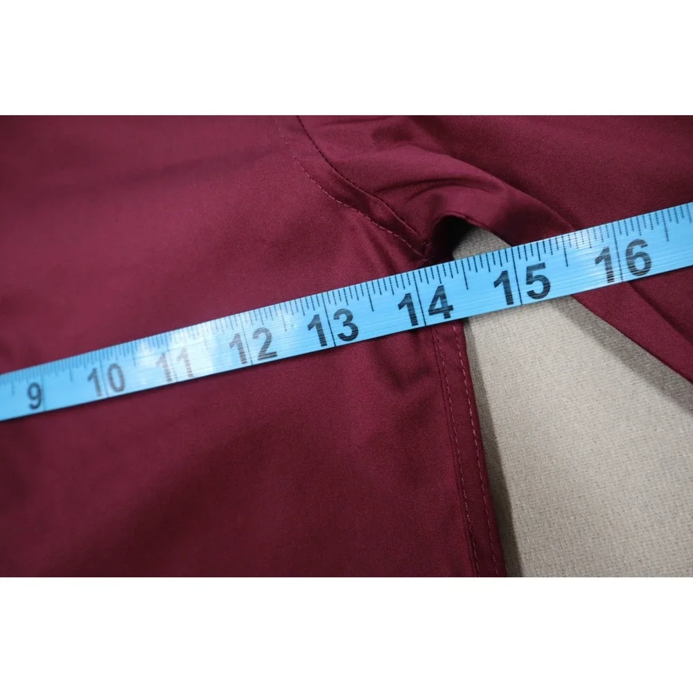 Calvin Klein Boys Long Sleeve Stretch Fashion Solid Poplin Shirt -‎ Dark Red 8